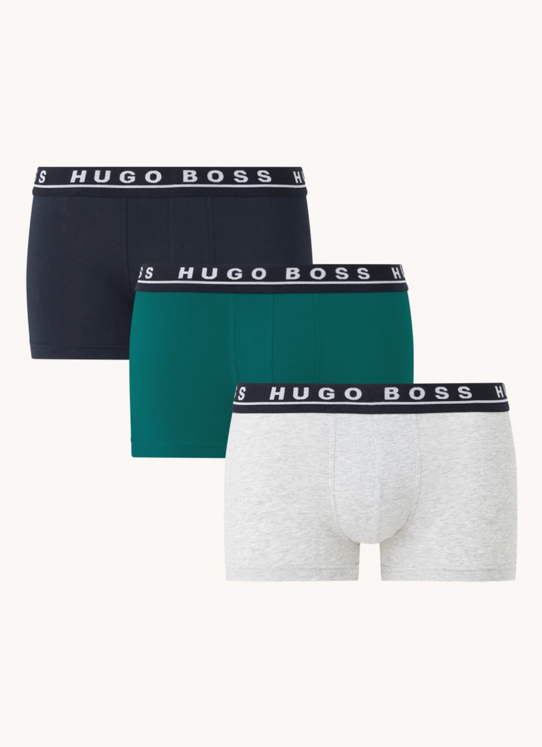 Boxer Trunk Hugo Boss de algodón pack de 3