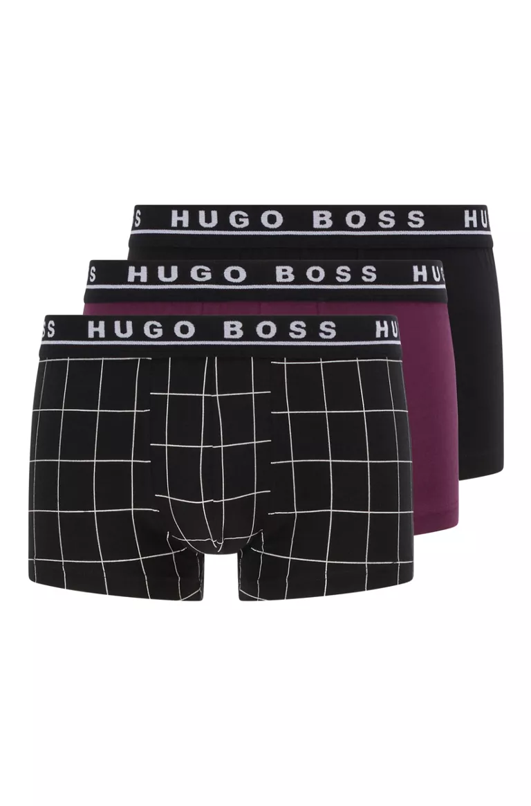 Boxer Trunk Hugo Boss One Design pack de 3