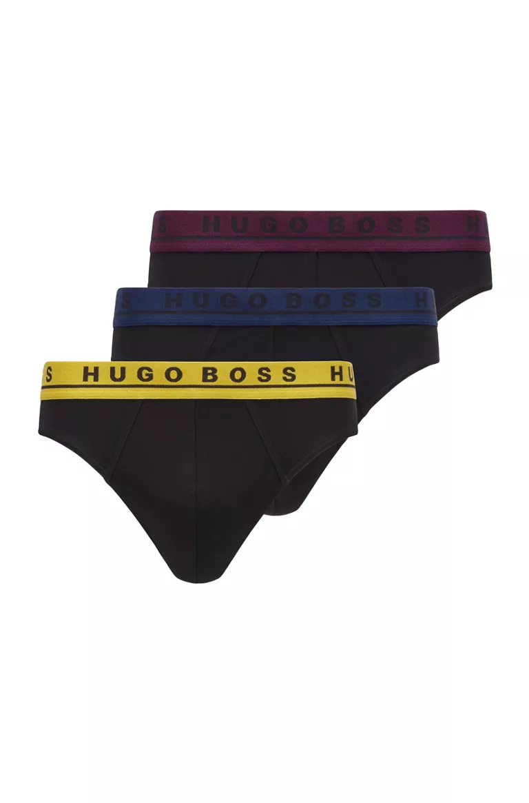 Slip Hugo Boss de algodón pack de 3